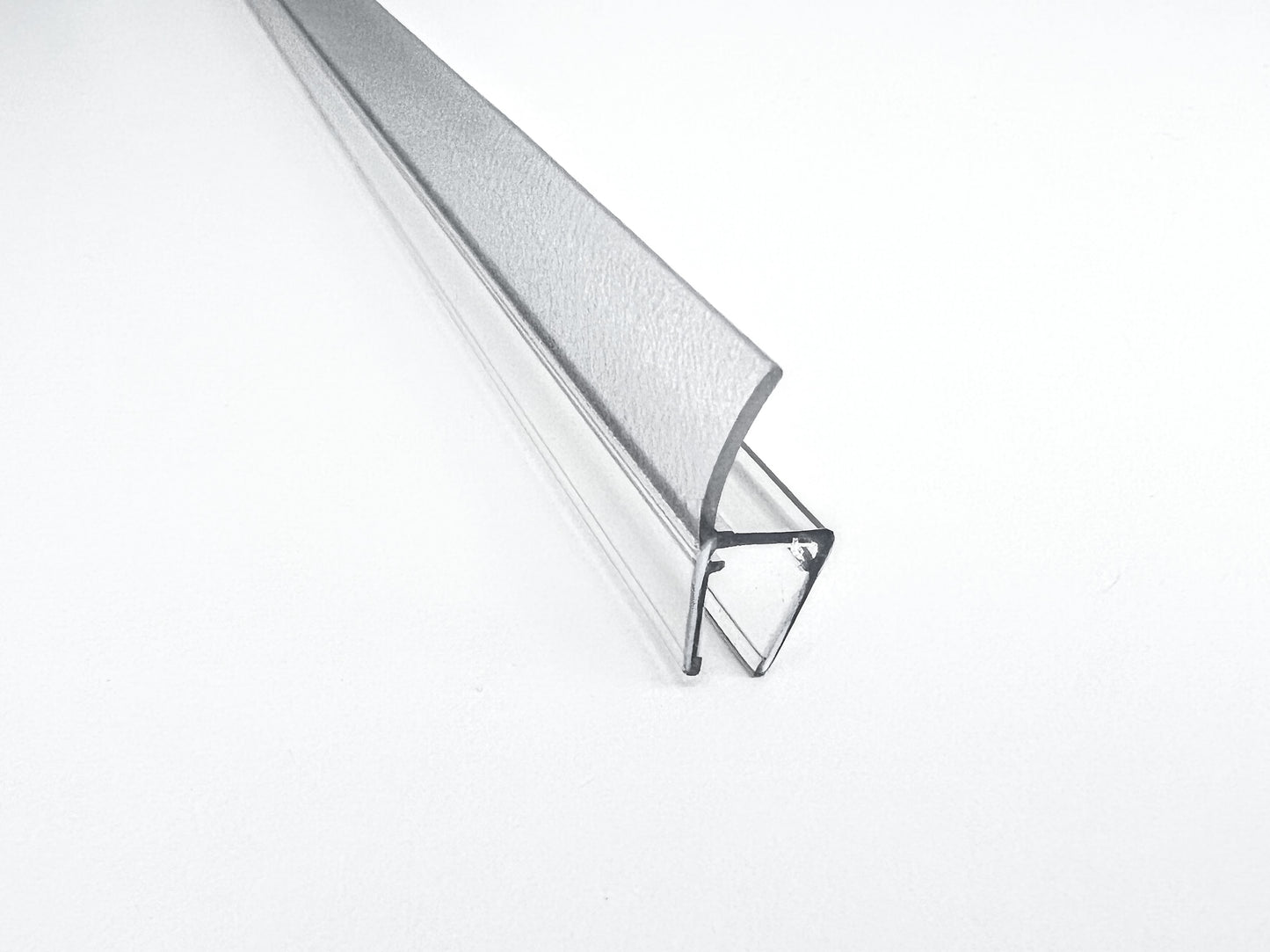 Lippendichtung 180° für fluchtende Türen, mit leicht gewölbter Lippe, für Lücken von 6 - 11 mm, Art.Nr. 5001