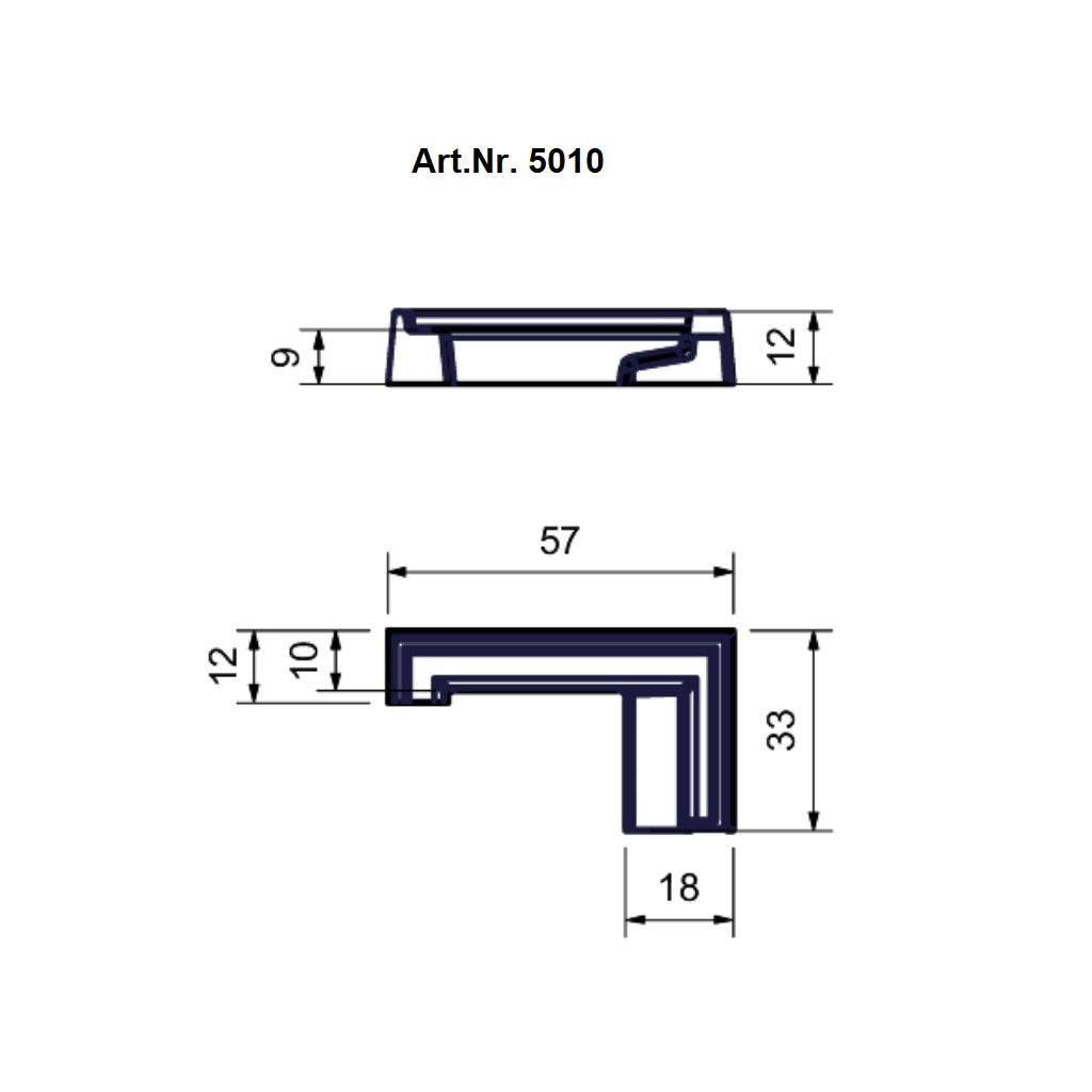 Zubehör für SM Schwallschutzprofil
