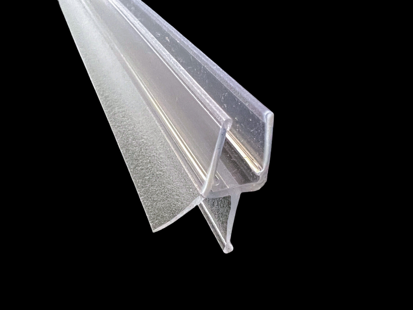 Streiflippendichtung mit Abtropfleiste und Verstärkung unten, für Lücken von 14 - 17 mm, Art.Nr. 5101
