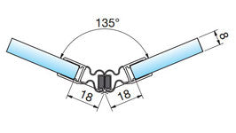Magnetleiste für flexible Anpassungen (2-er Set), Art.Nr. 8874