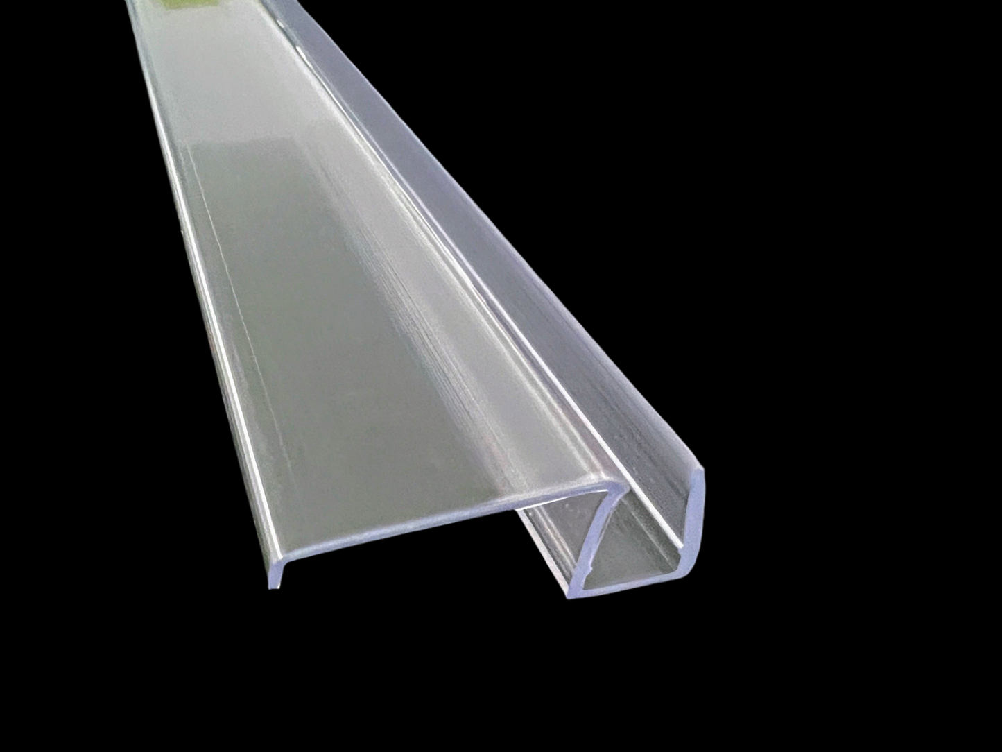 Schiebetürdichtung für unten mit ca. 22 mm "Dächlein", für Lücken von 2 - 7 mm,  Art.Nr. 009D1