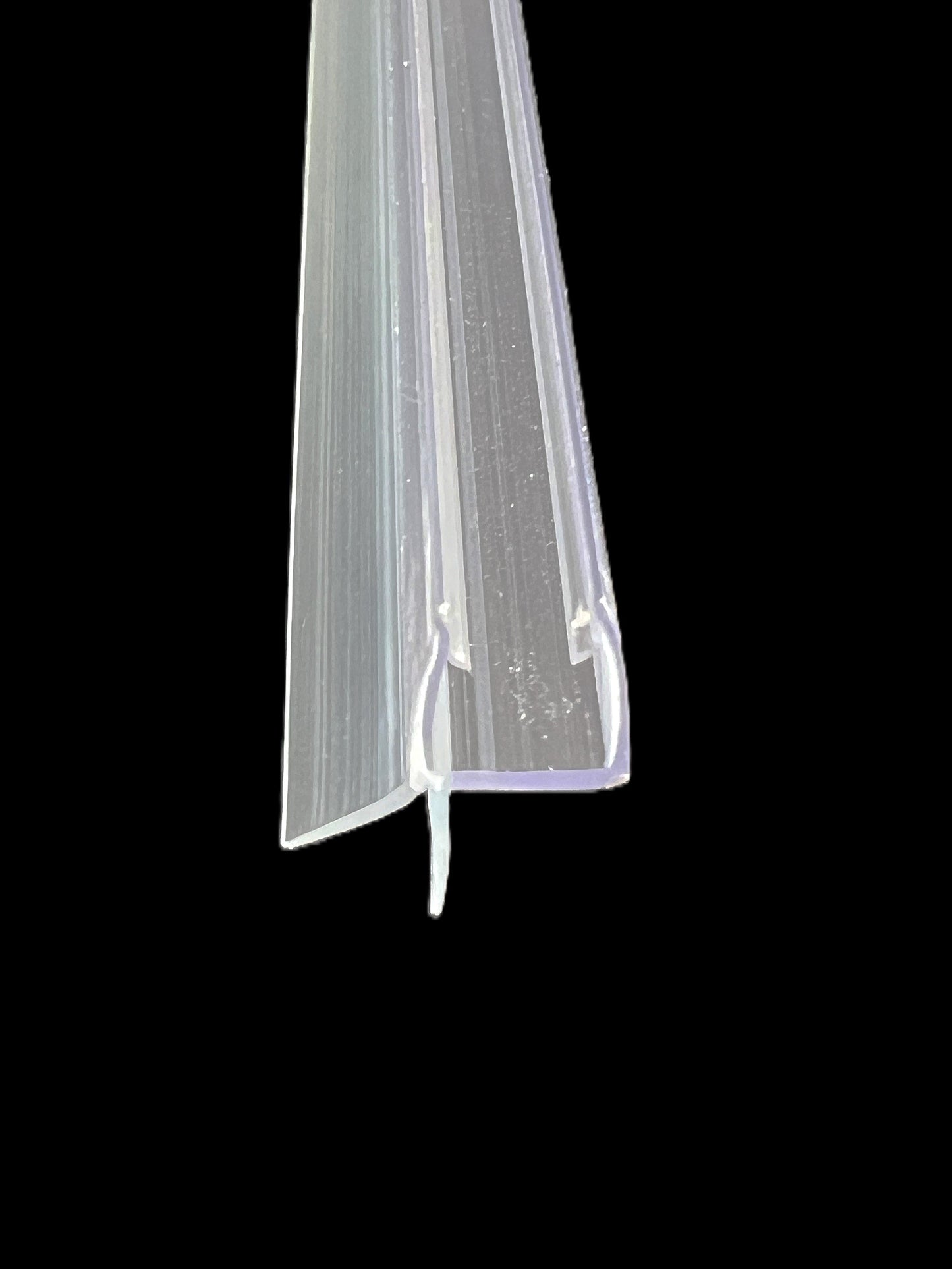 Schleiflippendichtung innen mit Abtropfleiste, 8 mm Glas, für Lücken von 10 - 12 mm, Art.Nr. 835