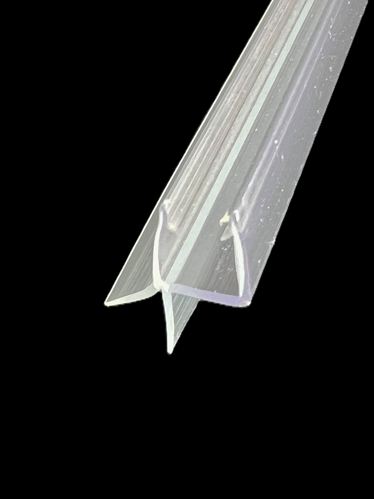 Schleiflippendichtung innen mit Abtropfleiste, 8 mm Glas, für Lücken von 10 - 12 mm, Art.Nr. 835