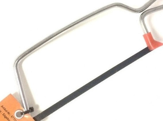 Handsäge vernickelt, für den Zuschnitt von Duschdichtungsprofilen; Art.Nr. 671146