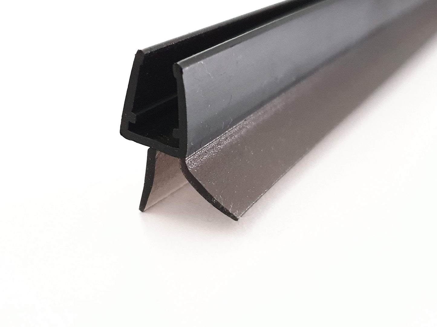 schwarze Dusch-Türdichtung mit Lippe nach unten, Art.Nr. 5102-B