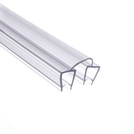 Verbindungs-Dichtung für Glastür an feststehender Glasscheibe, Art.Nr. 006
