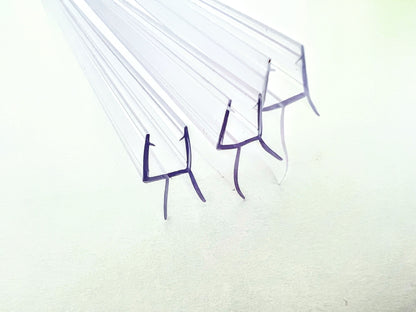 Schleiflippendichtung mit Wasserabweiser u. Schleiflippe unten, für Lücken von 12 - 24 mm, Art.Nr. 009A2