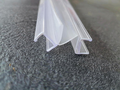 Ziehharmonika-Dichtung, für 6 oder 8 mm Glasdicke, ziehbar bis 35 mm