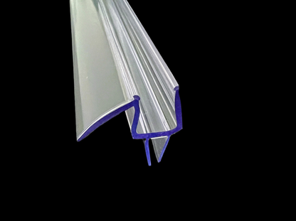 Duschdichtung mit doppelten Dichtgummi unten u. Dächlein oben, für Lücken von 7 - 9 mm, Art.Nr. S009B1