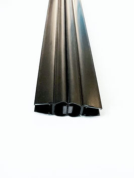 schwarze Tür-Magnetdichtung 180° (1 Paar), Art.Nr. 6092-B