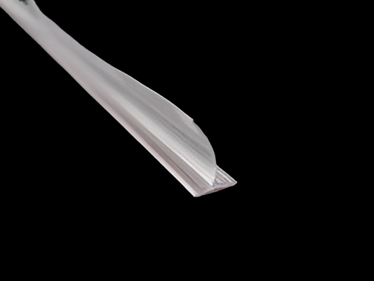 Selbstklebende Vinyldichtung mit "T" Abstreifer - SDTWT2