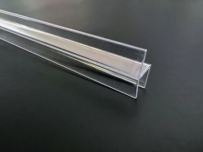 Wintergarten Fugendichtung Glas-Glas 180°, mit hartem Steg aus Polycarbonat, hochtransparent (glasklar), Art.Nr. S003A2