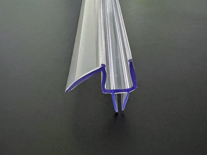 Duschdichtung mit doppelten Dichtgummi unten u. Dächlein oben, für Lücken von 7 - 9 mm, Art.Nr. S009B1